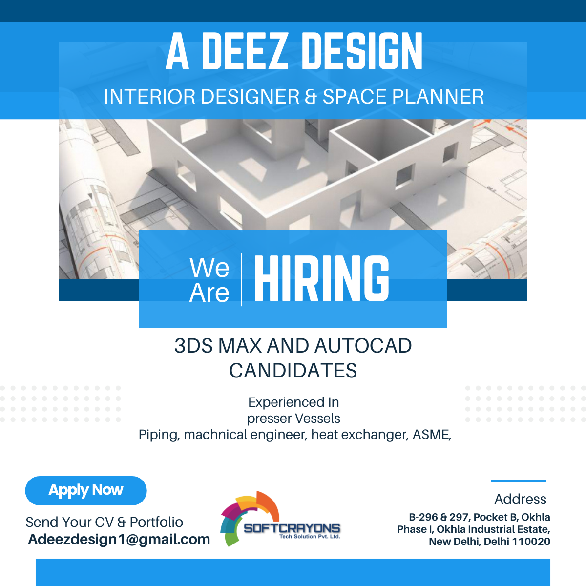3DS Max And Autocad Candidates | Softcrayons