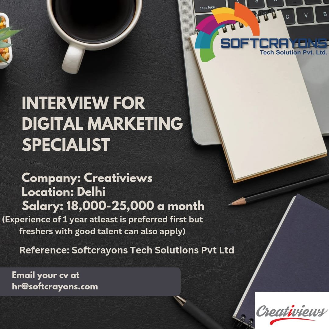 Interview For Digital Marketing Specialist